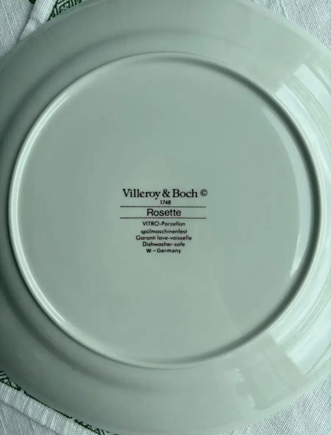 빌레로이앤보흐 빈티지 로제트 디너 접시 상품이미지3