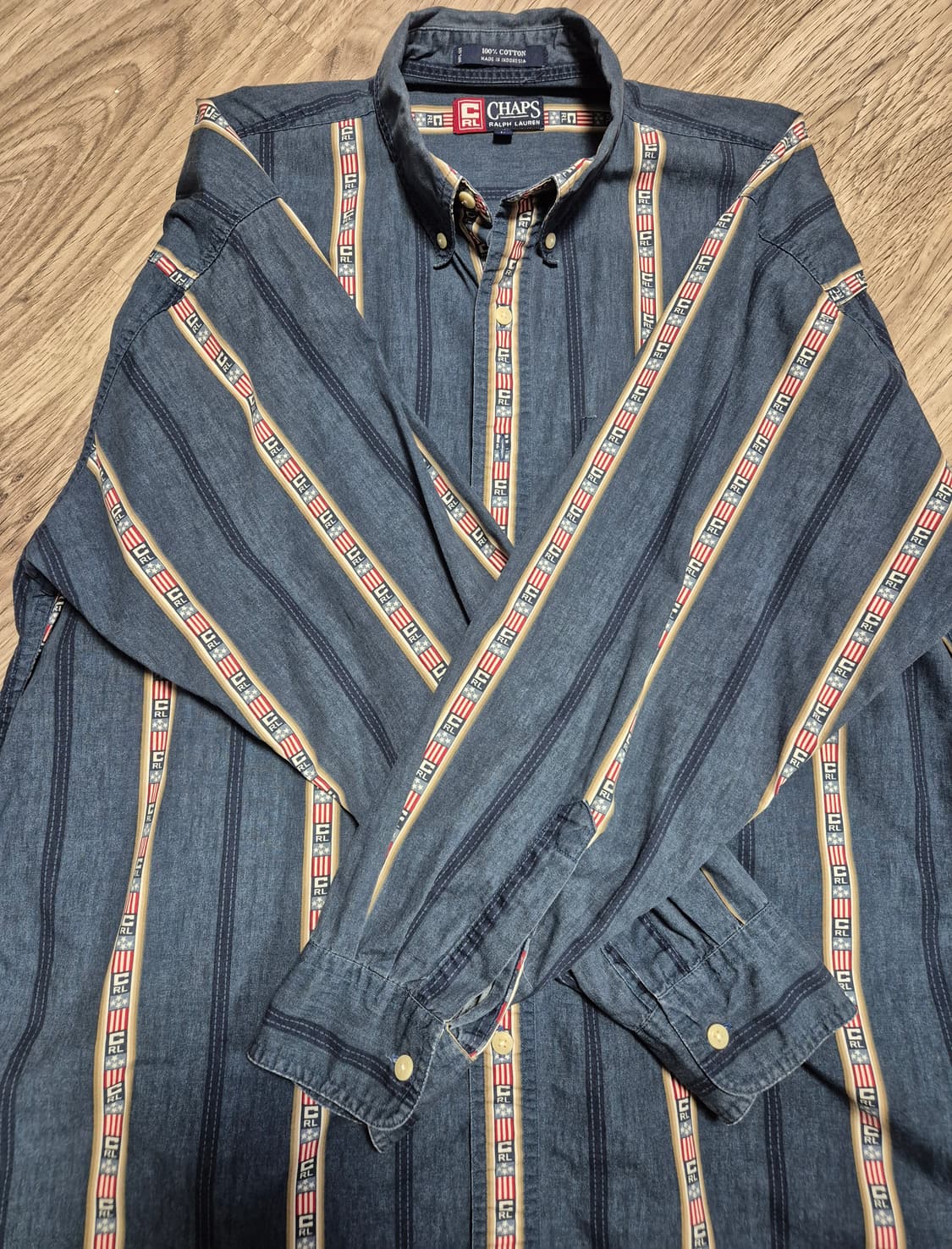 90s 챕스 랄프로렌 데님 셔츠 상품이미지2