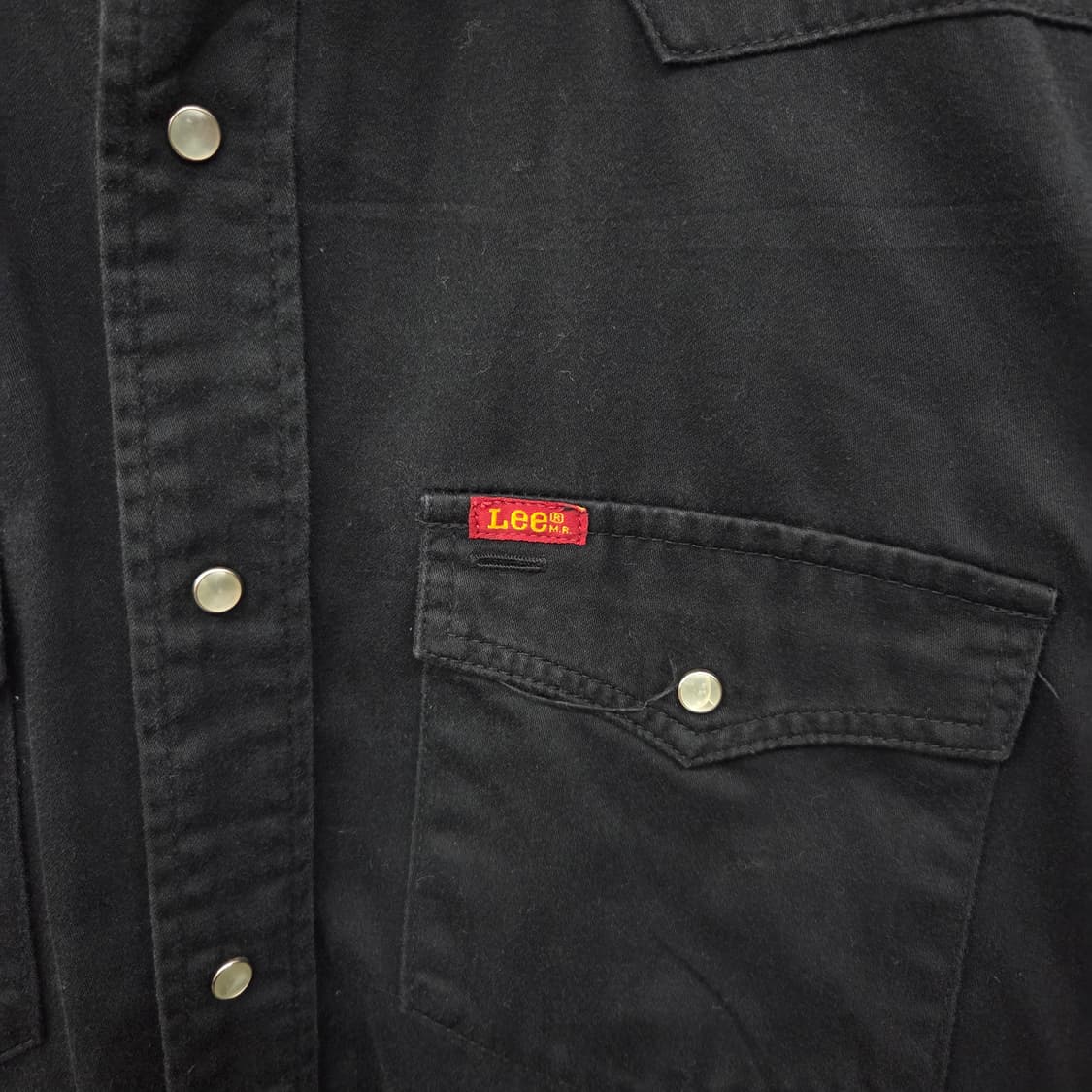 Lee 웨스턴 블랙 셔츠 남방 남m 상품이미지3