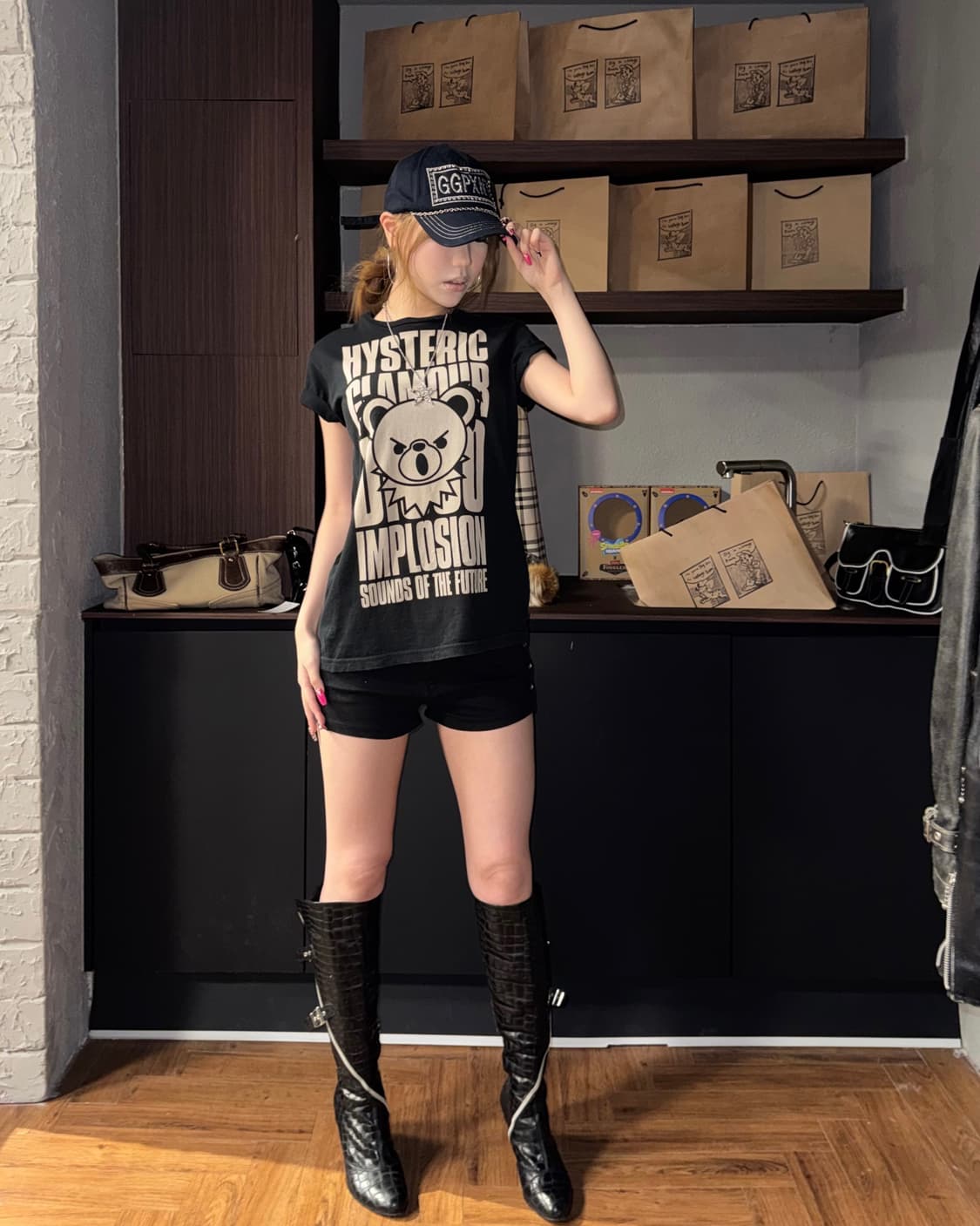 히스테릭 글래머 퍽베어 반팔  상품이미지3