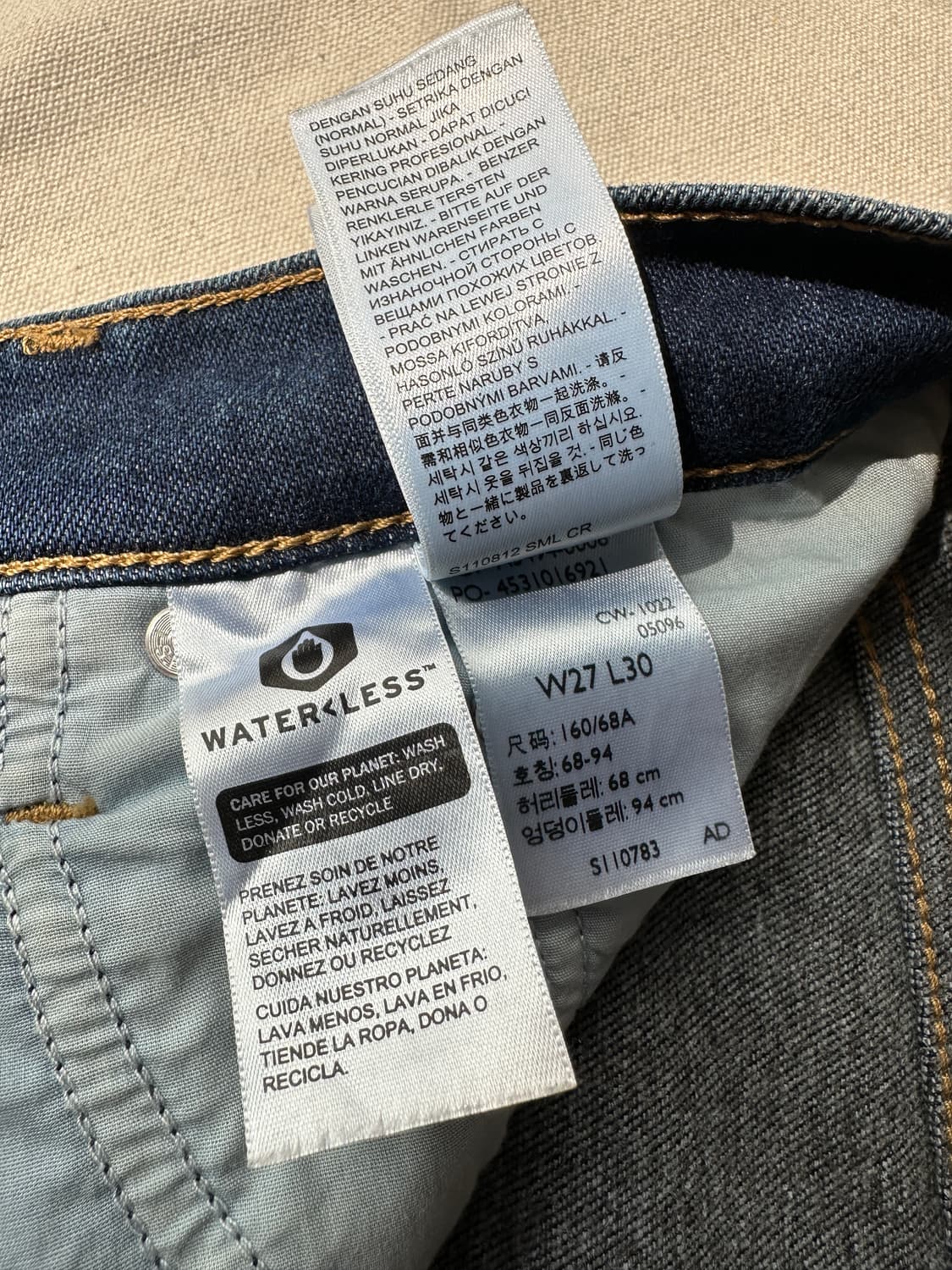 리바이스 Baggy Dad 배기대드 와이드 데님팬츠 27 상품이미지7