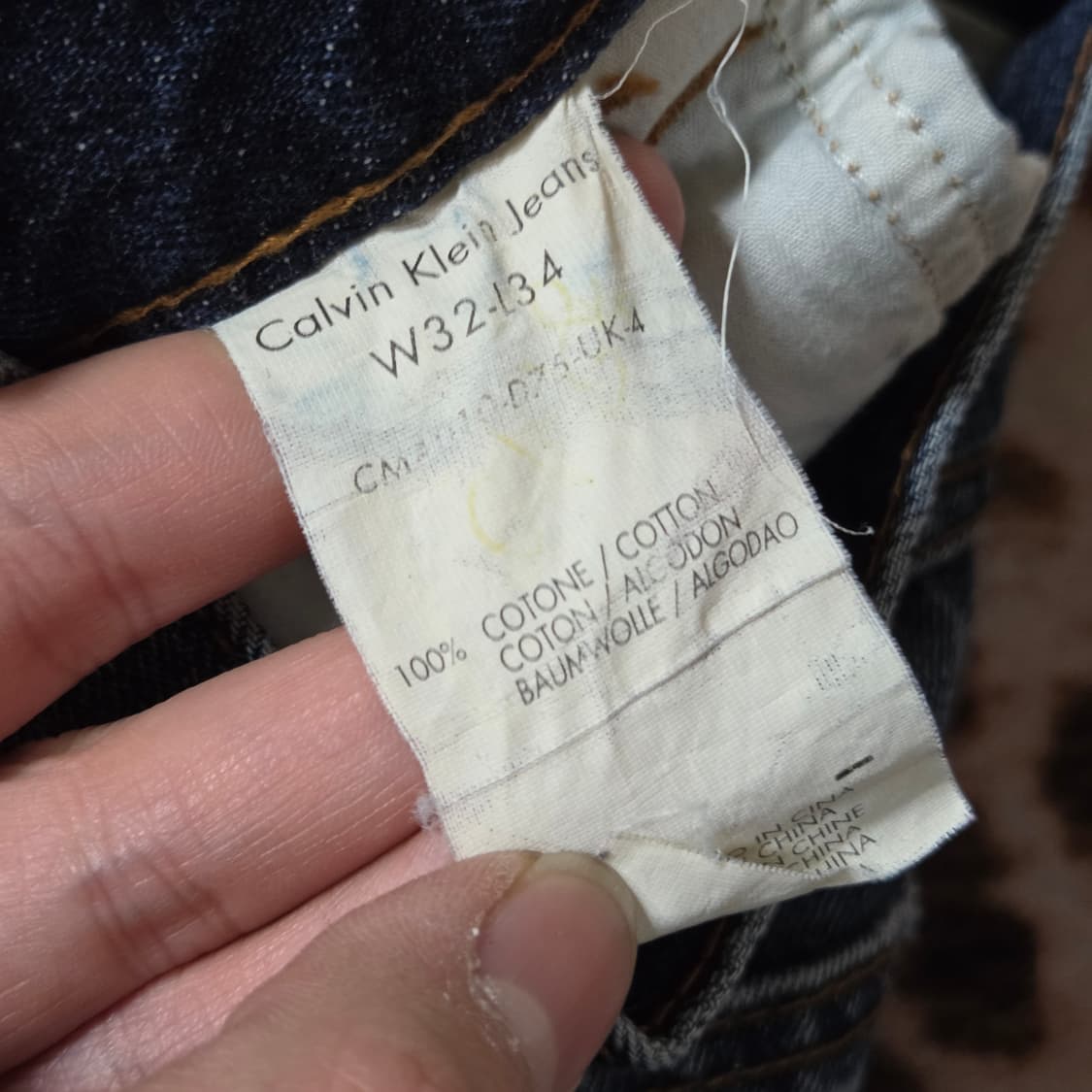 캘빈클라인 진청 플레어 부츠컷 데님 팬츠 상품이미지9