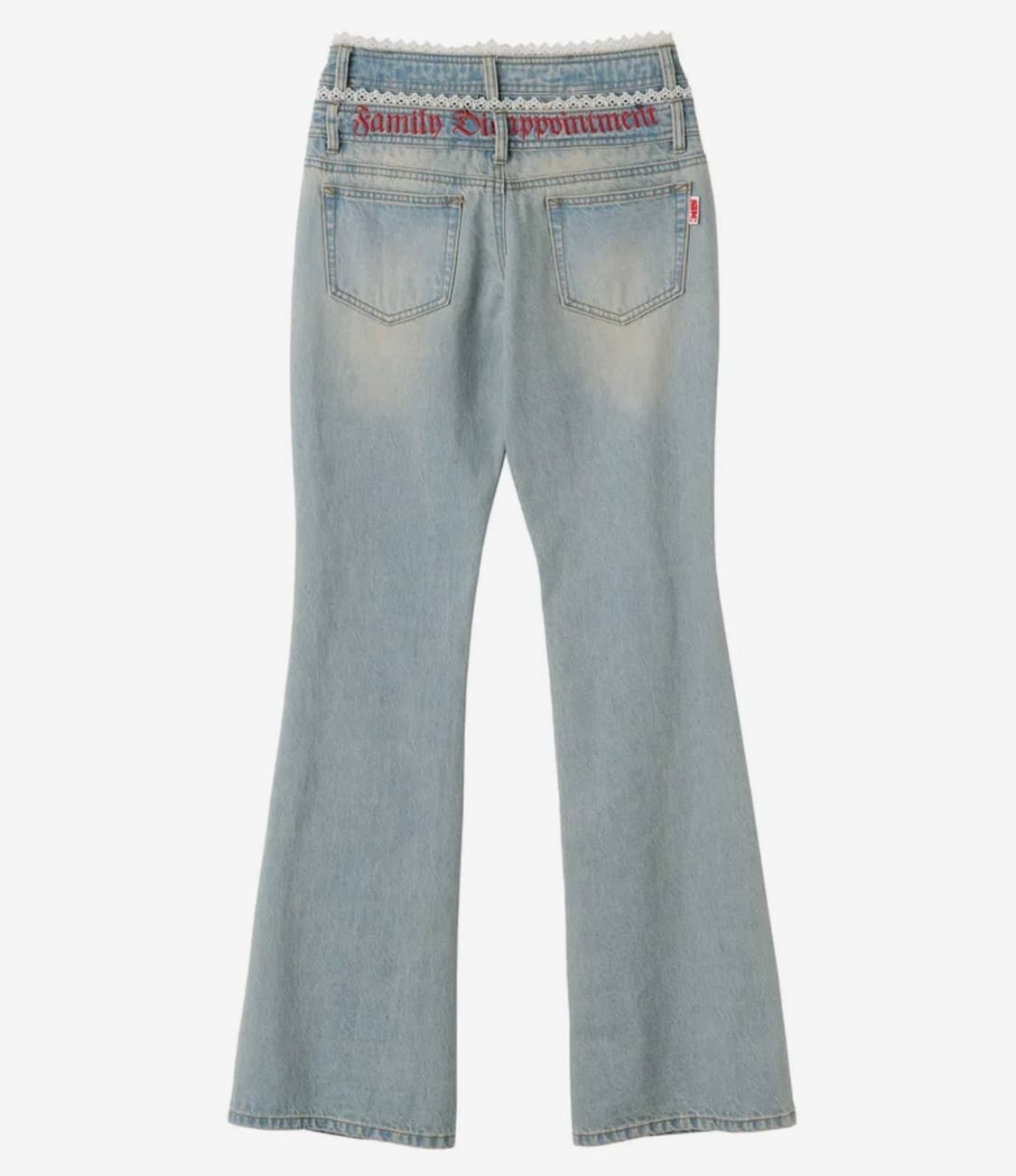 스컬프터 더블 웨이스트 부츠컷 데님 M 상품이미지2