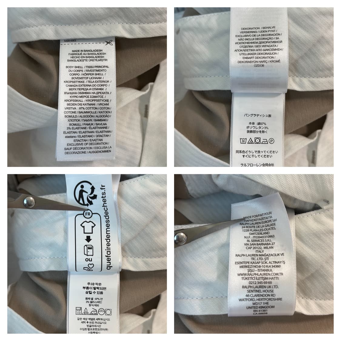 23SS)폴로 스트레이트핏 치노팬츠32"/라이트베이지 상품이미지7