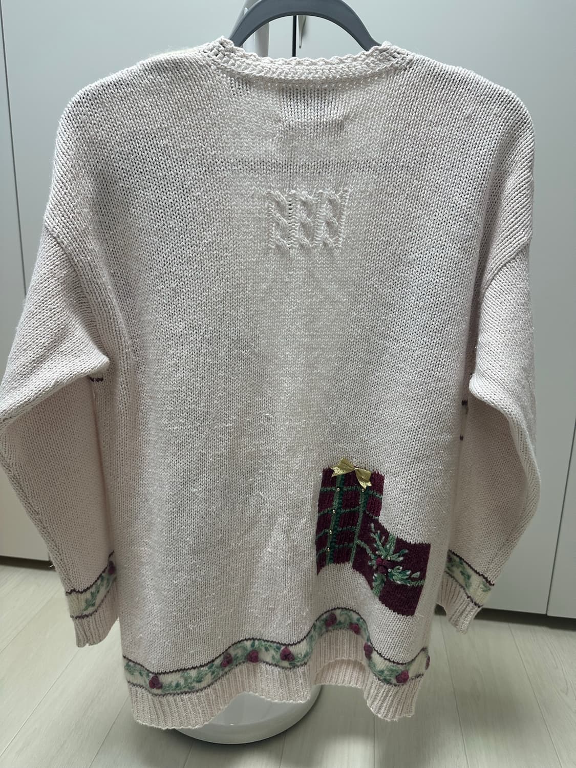 marisa christina 크리스마스 핑크 니트 가디건  상품이미지2