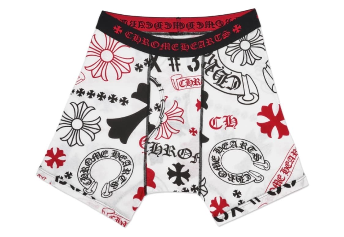 크롬하츠 팬티 박서 브리프 클래식 립 화이트 블랙 레드 상품이미지1