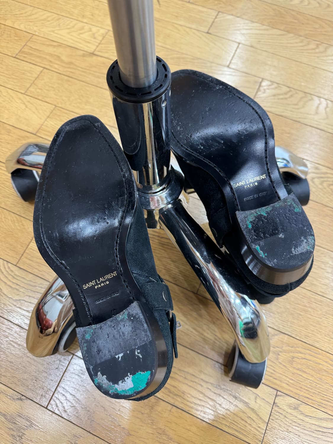 생로랑 스웨이드 와이어트 하네스 부츠 상품이미지7