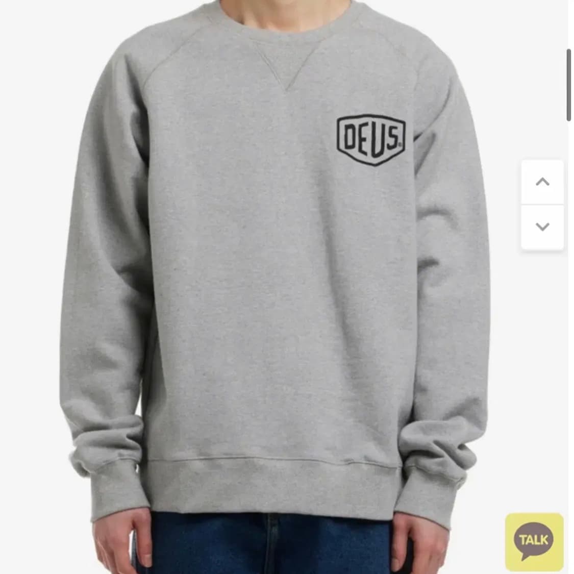 (S) 데우스 서울 어드레스 맨투맨 그레이 상품이미지1