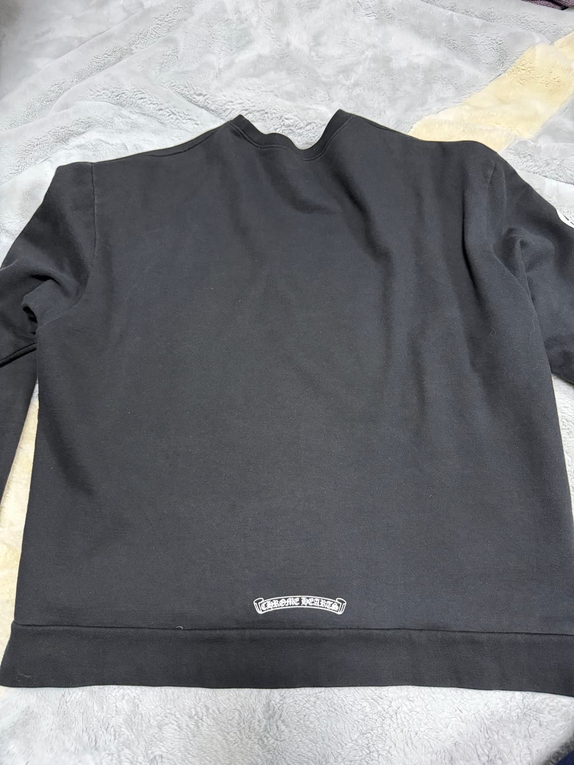 크롬하츠 로고 크루넥 블랙 스웨트셔츠XL 상품이미지4