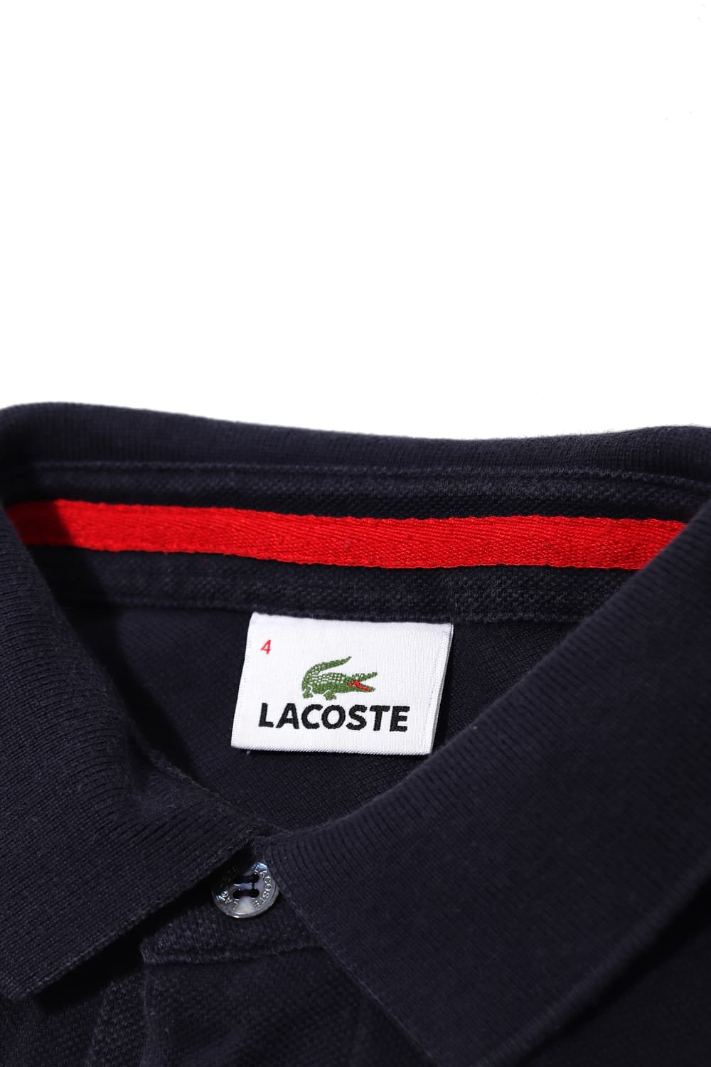LACOSTE 단가라 폴로 카라티 size 4/100 상품이미지5