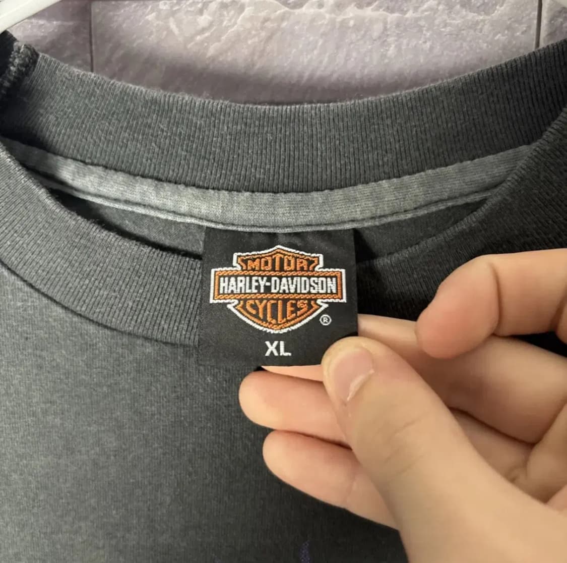 Rare 빈티지 할리데이비슨 롱슬리브  XL 상품이미지5