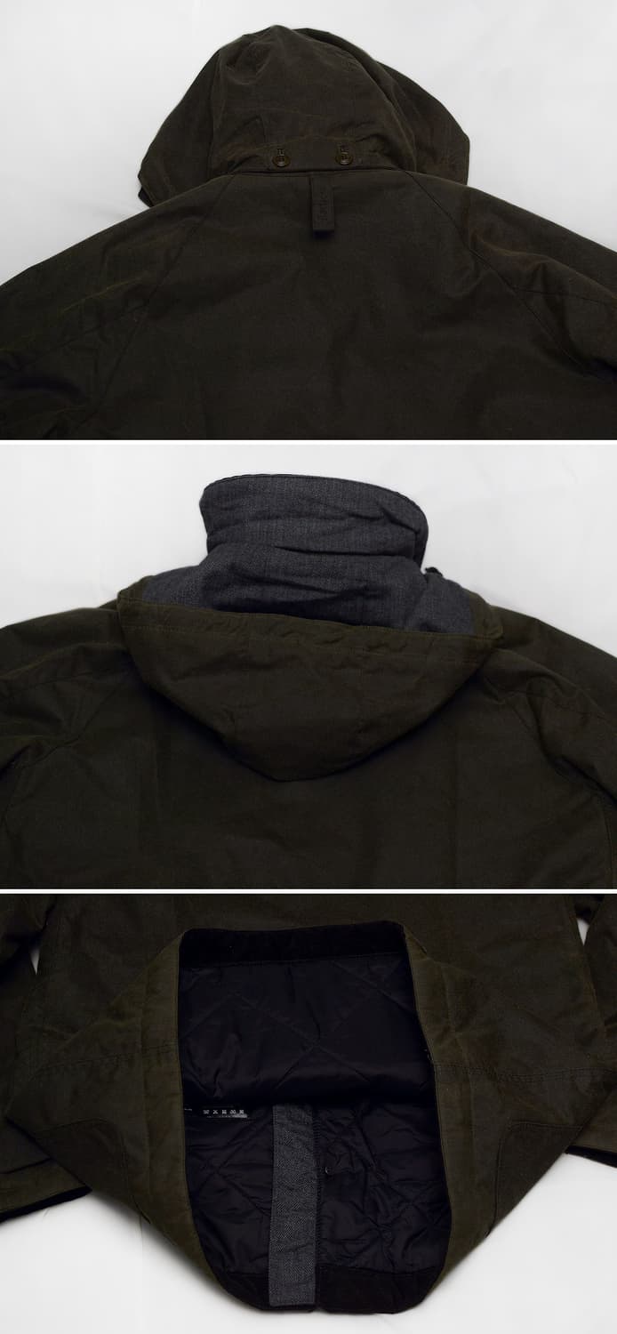 바버 타이들 후드 퀼팅 패디드 왁스 자켓 (M / 100+) 상품이미지4