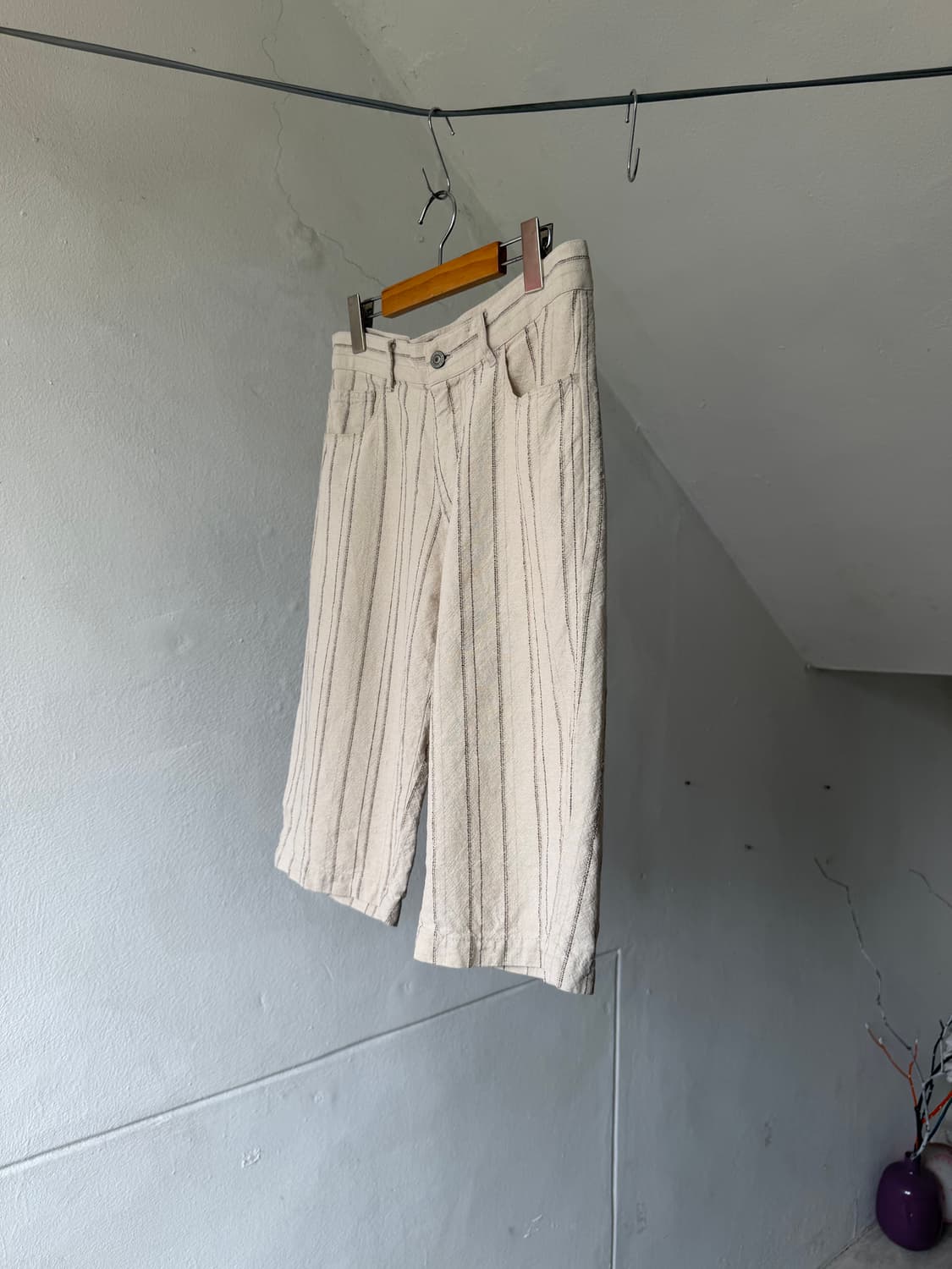 빈티지 스트라이프 버뮤다 팬츠 상품이미지4