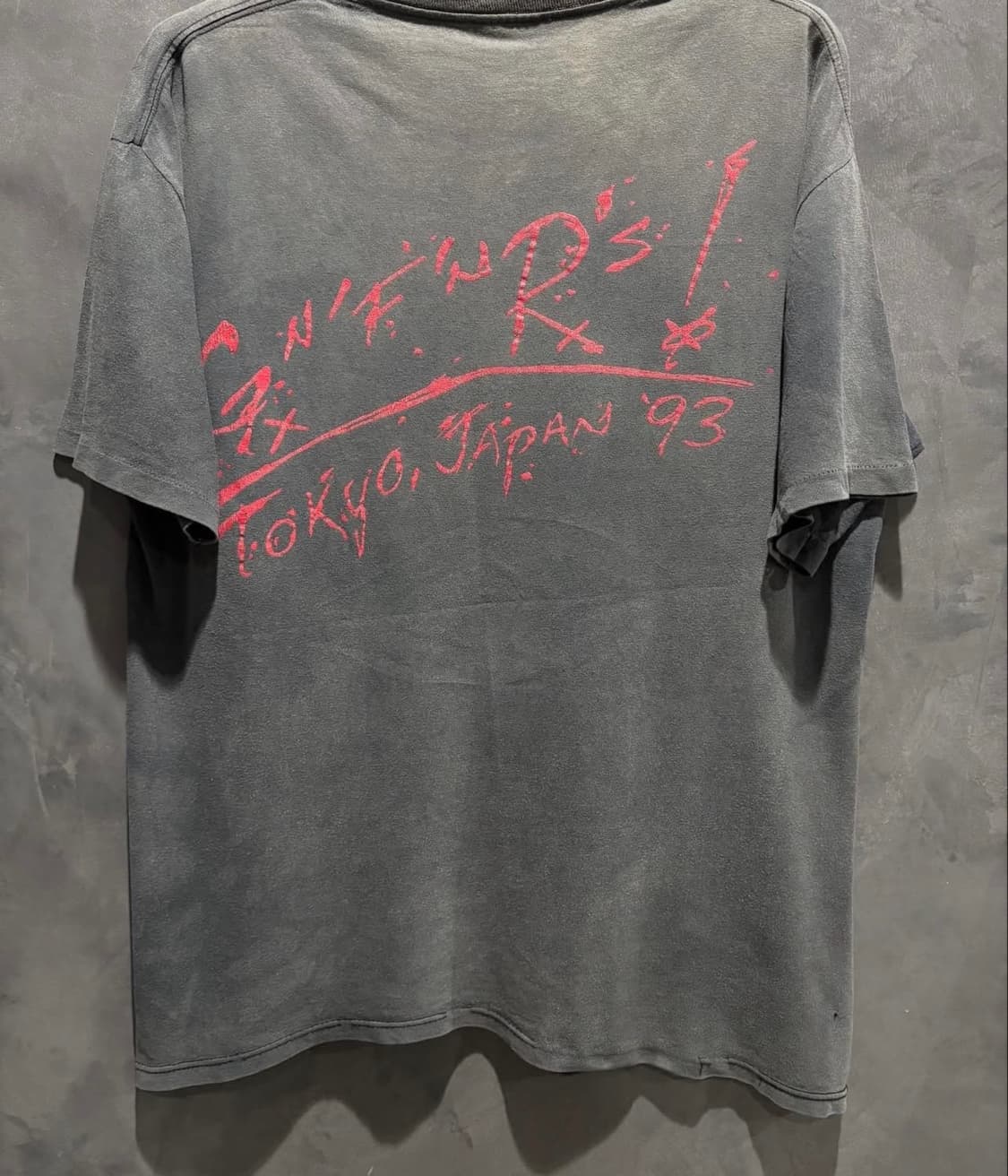 90s 빈티지 건즈 앤 로지스 도쿄 투어 밴드티 상품이미지2