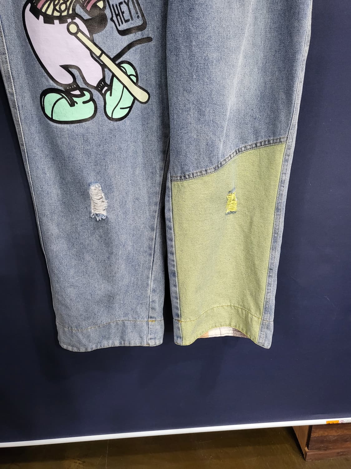 데님 점프 수트 멜빵 팬츠 상품이미지4