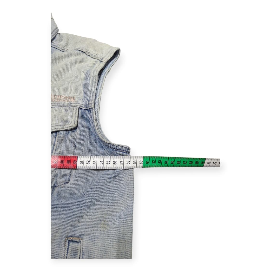 L)할리데이비슨 모터사이클 데님 조끼 청조끼 빅로고 자수패치 상품이미지9