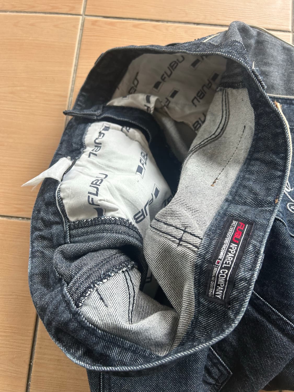 90‘s FUBU 후부 와이드진 36in 상품이미지6