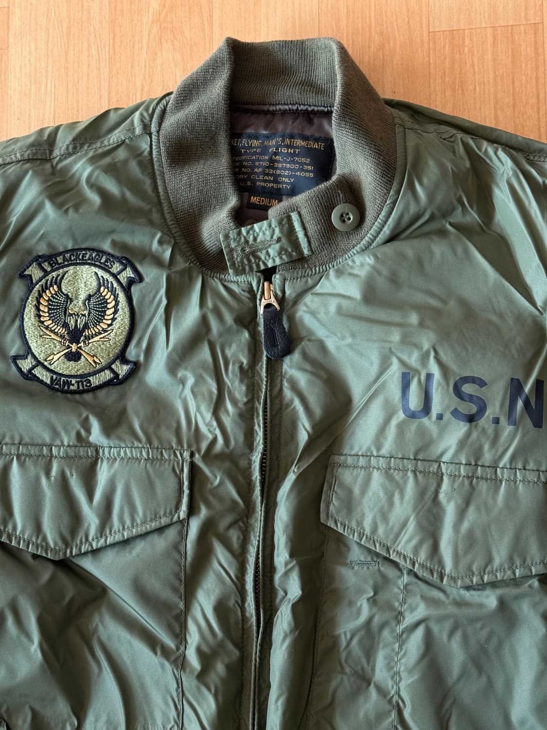 미해군 G-8 웹자켓 USN 항공점퍼 판매해요 상품이미지2