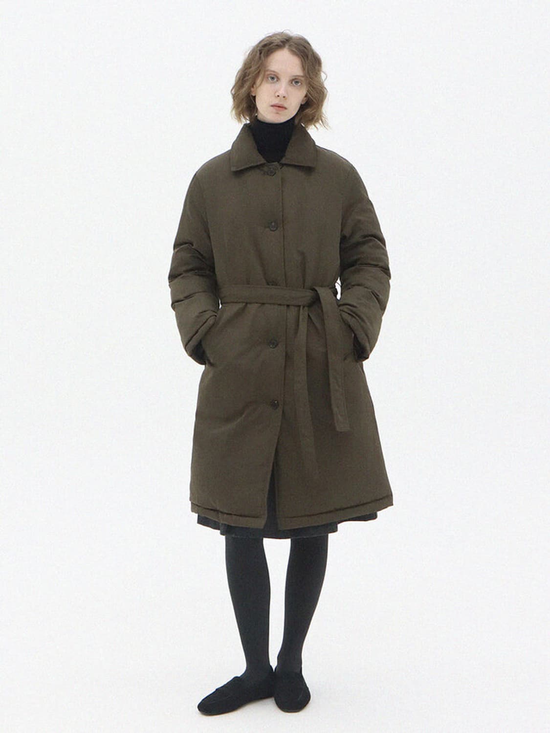 A-line Robe Padded Coat 패딩코트 상품이미지2