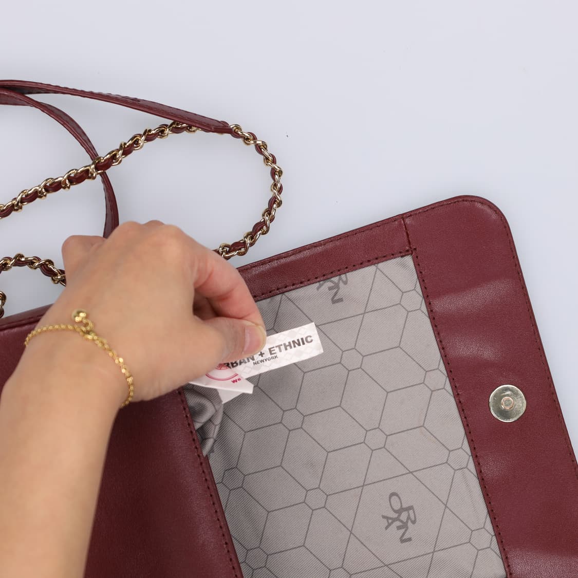 F 오야니 체인 크로스백 0415H1 상품이미지5