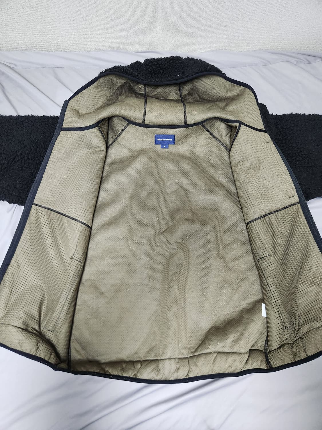 디스이즈네버댓 보아플리스 쉐르파 후드 자켓 M 상품이미지2