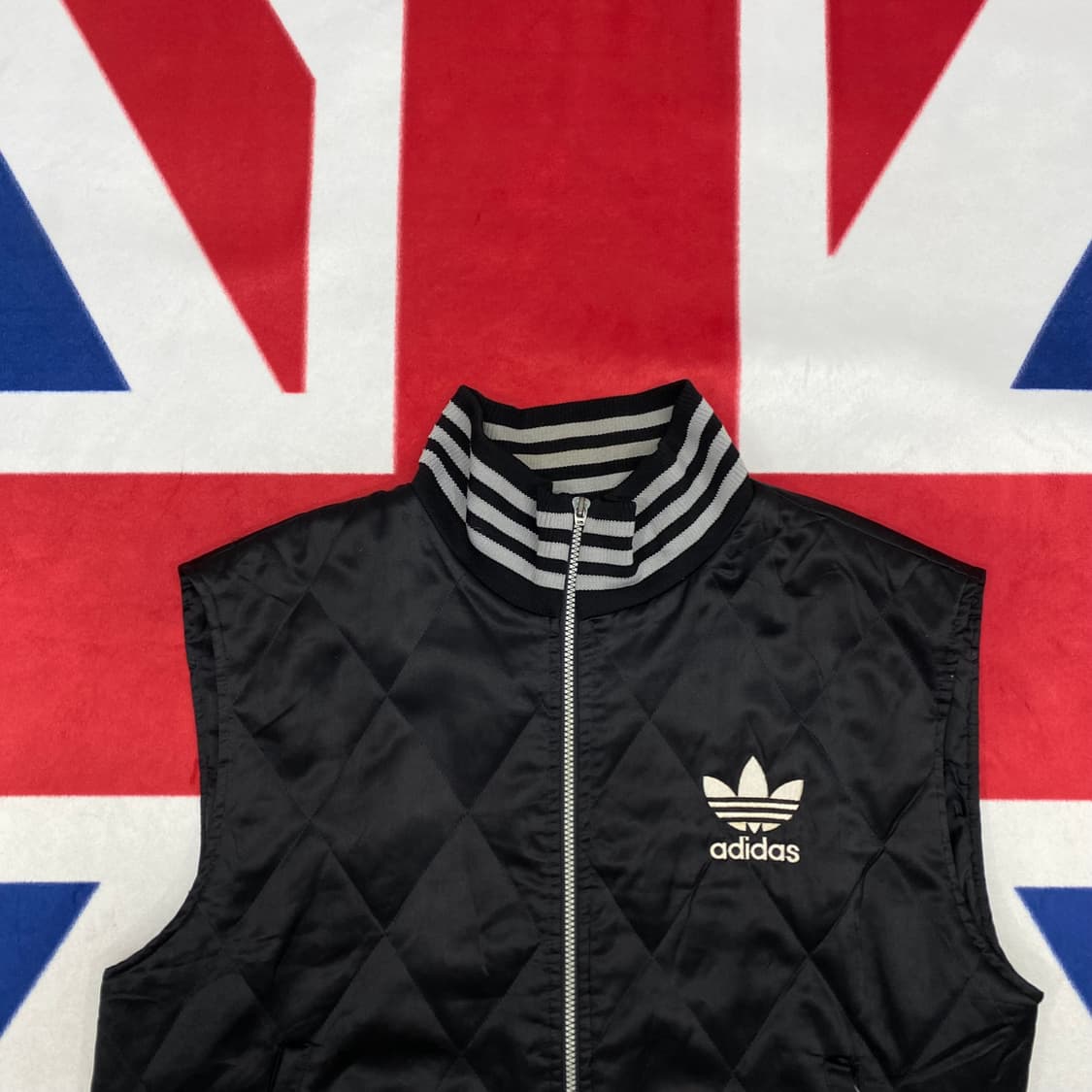 아디다스 올드스쿨 퀼팅 베스트 110 상품이미지3