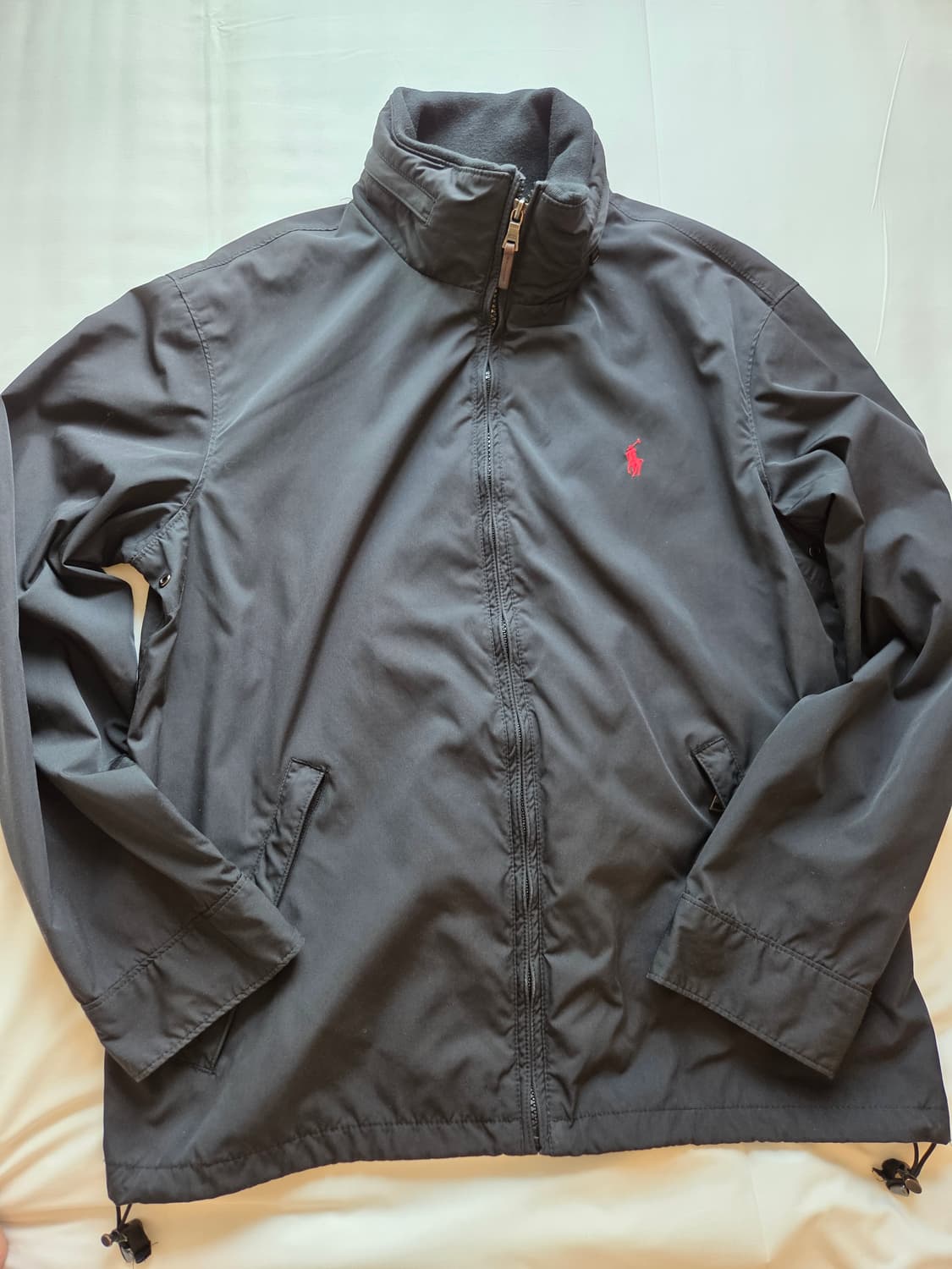 폴로 랄프로렌 블랙 레드포니 하이넥 스윙톱 재킷 상품이미지1