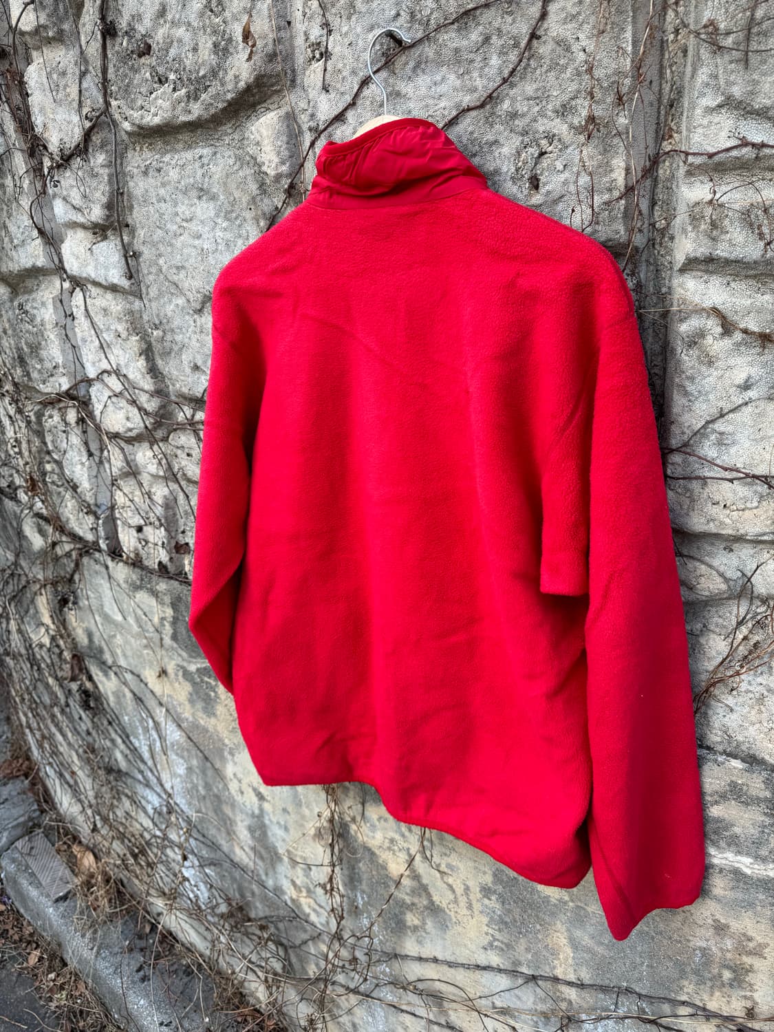 80s 파타고니아 usa 신칠라 집업 후리스 플리스 두꺼움 레드 상품이미지4