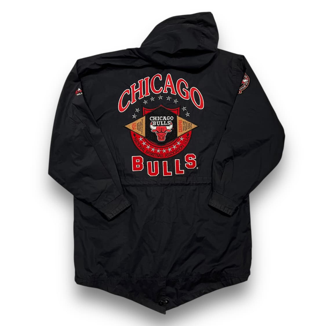 NBA x NUTMEG 90s 시카고불스 올드스쿨 다크 야상 상품이미지4