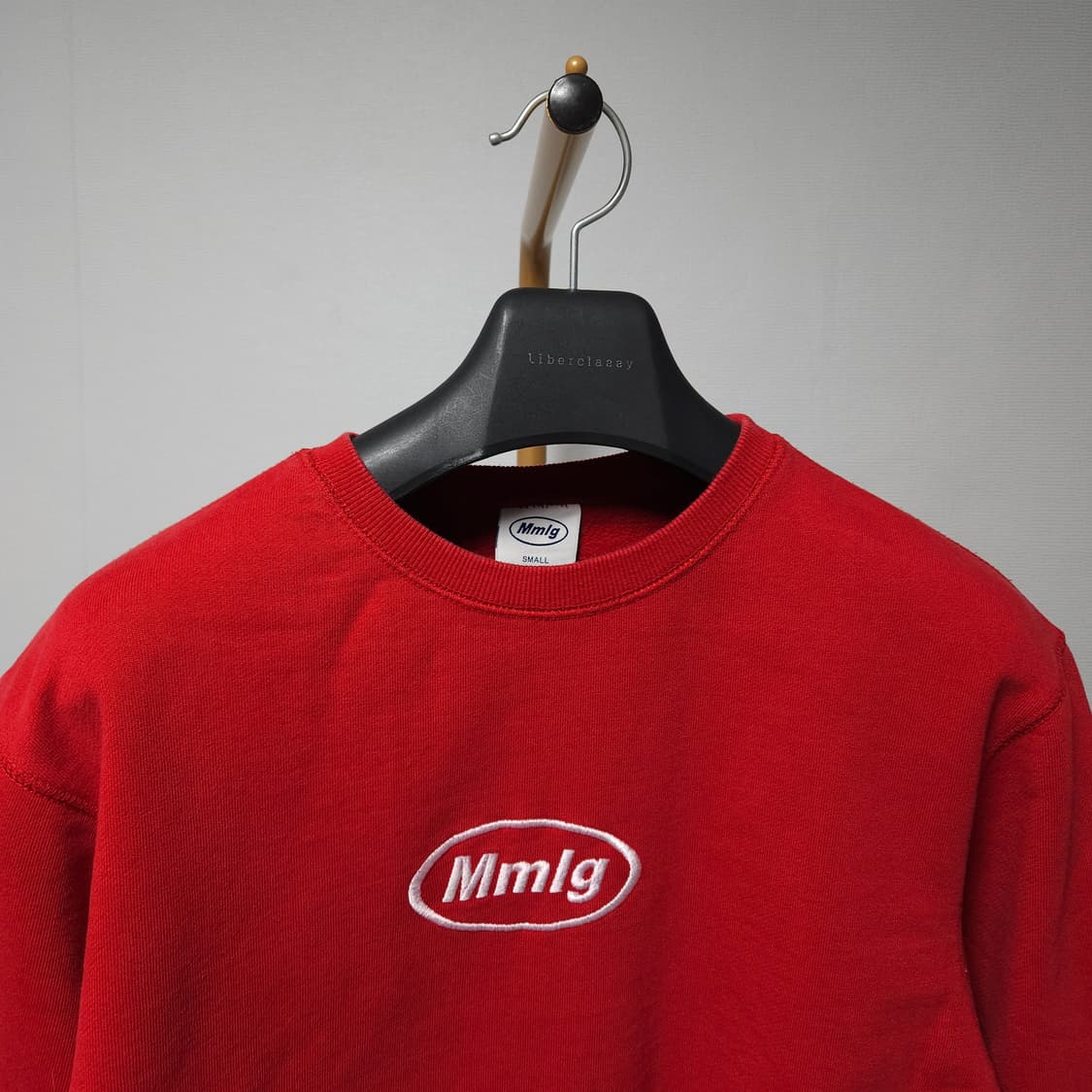 S ) MMLG 엠엠엘지 맨투맨 레드 상품이미지2