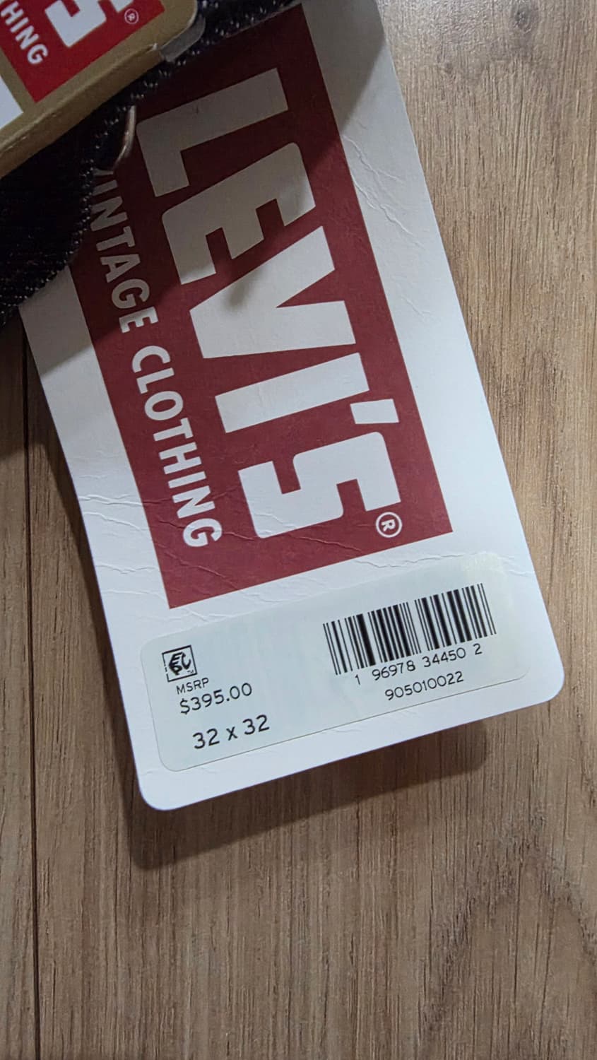 리바이스 LVC 1890 501 신치백 셀비지  상품이미지2