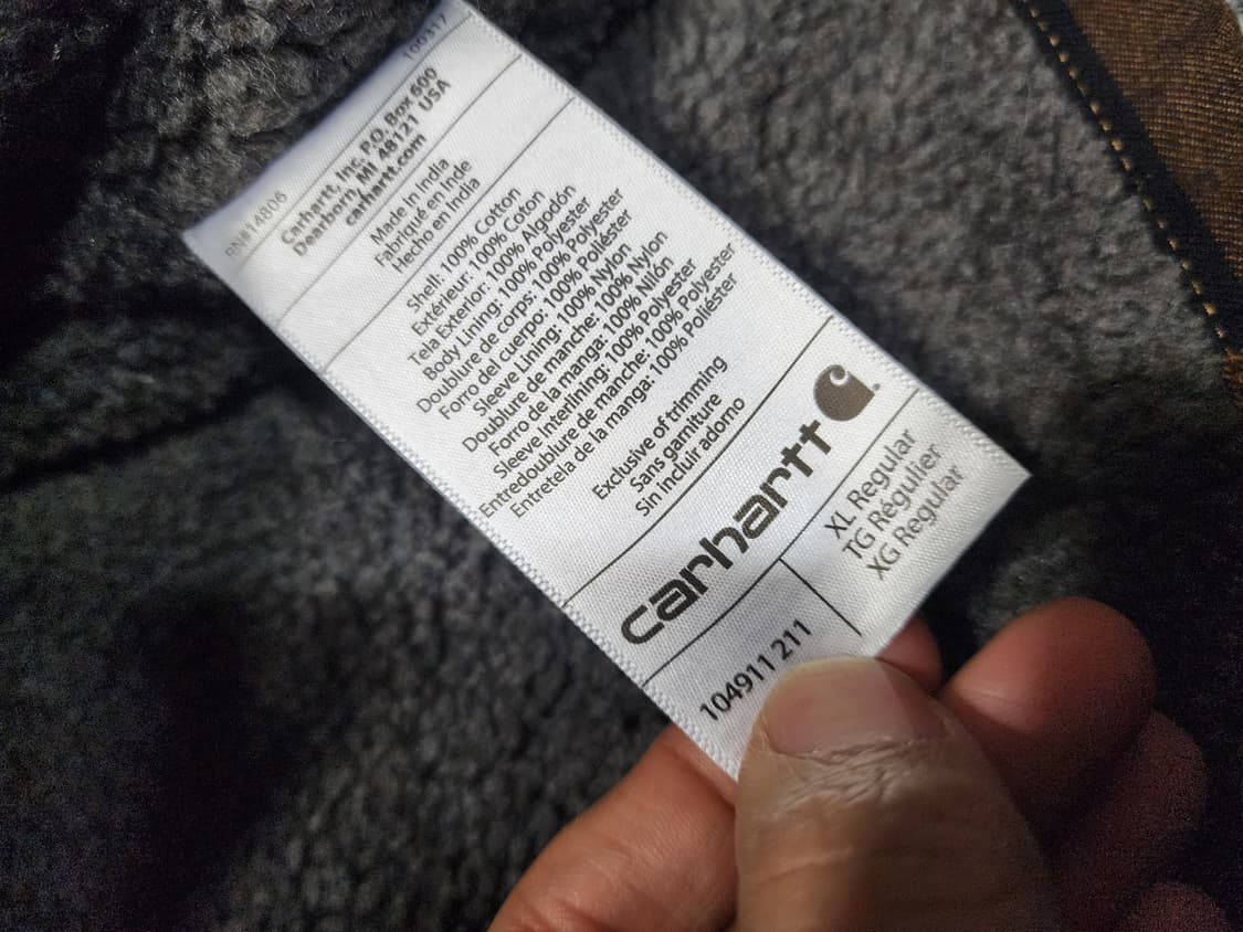 칼하트 체크 셔츠 자켓 XL 상품이미지2