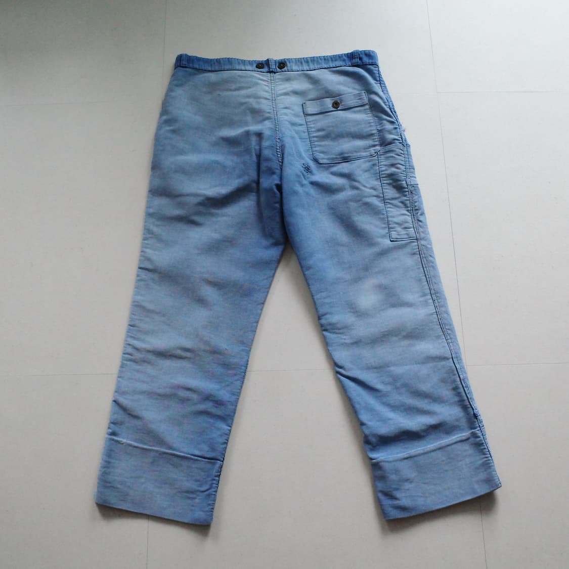 80s 프렌치 몰스킨 리페어&페이트 워크팬츠 MADE IN FRANCE  상품이미지7