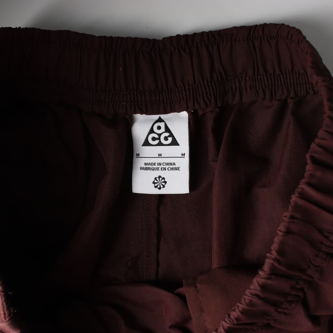 나이키 ACG 버건디 나일론 하프팬츠 M 상품이미지5