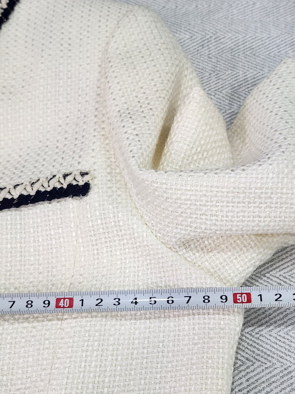 [77] 모르간 트위드 자켓 아이보리 여성 77 상품이미지6