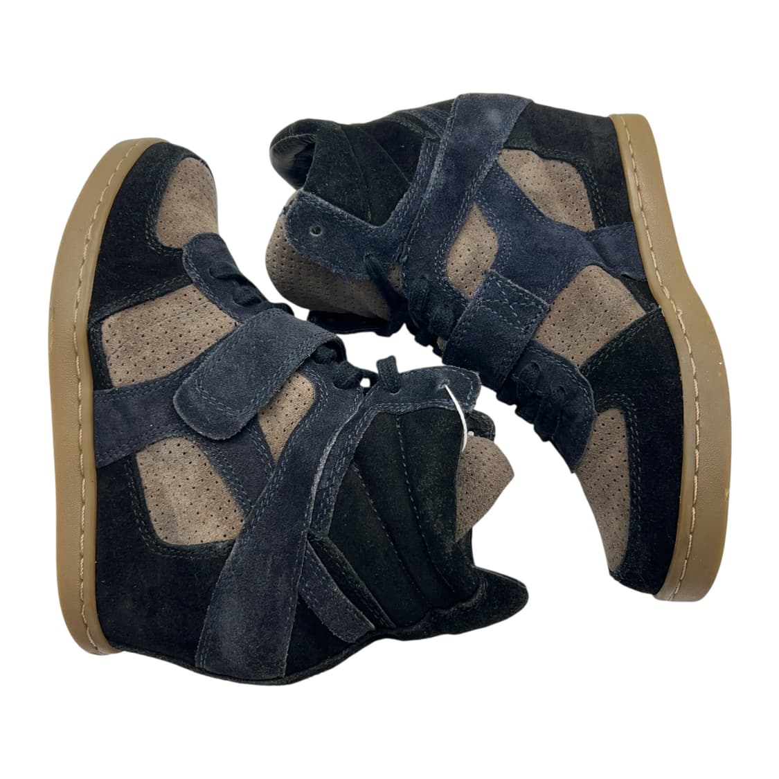 250 W 아쉬 보위 웨지 스니커즈 네이비 브라운 (EU40) 상품이미지2