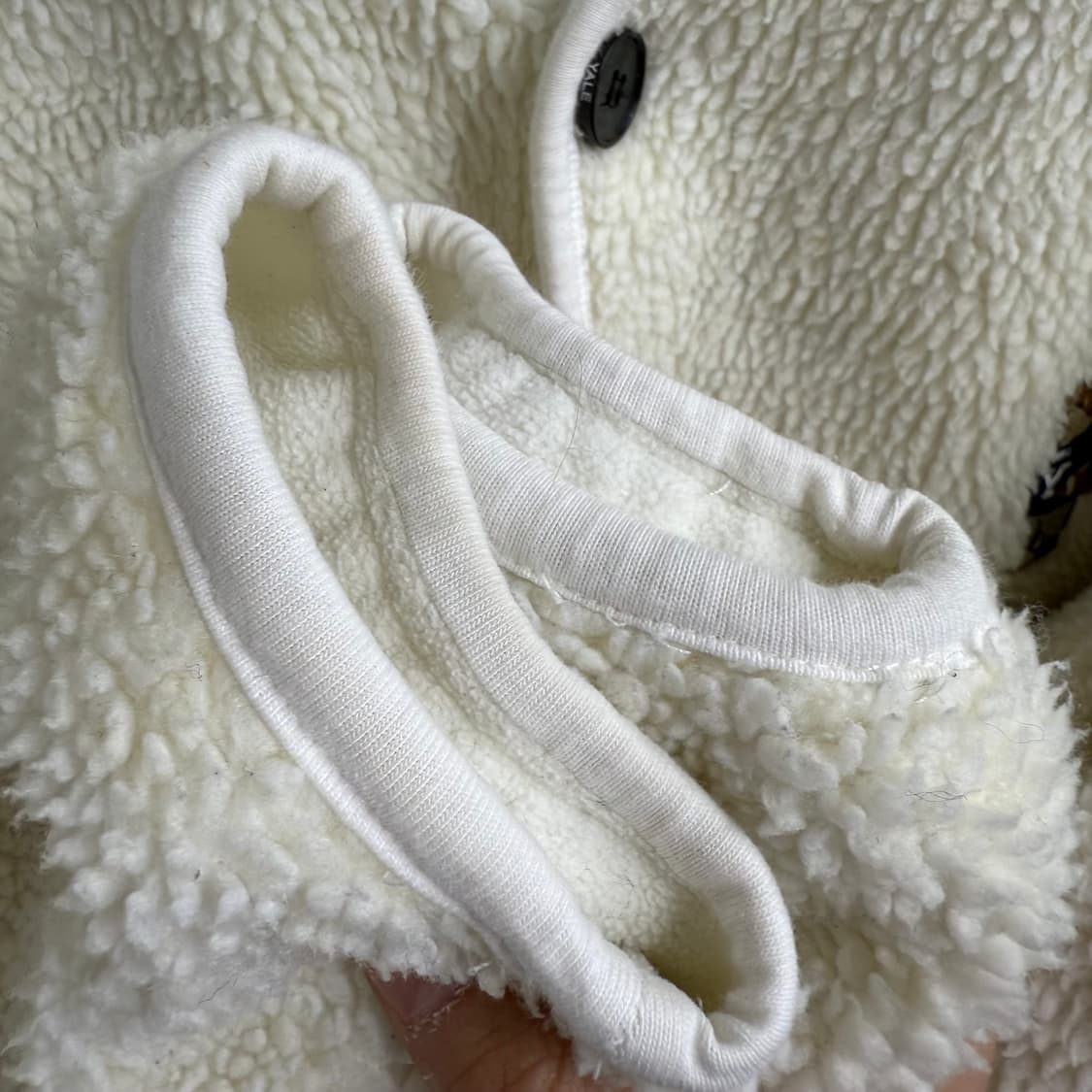 [L] 예일 화이트 뽀글이 플리스 상품이미지7