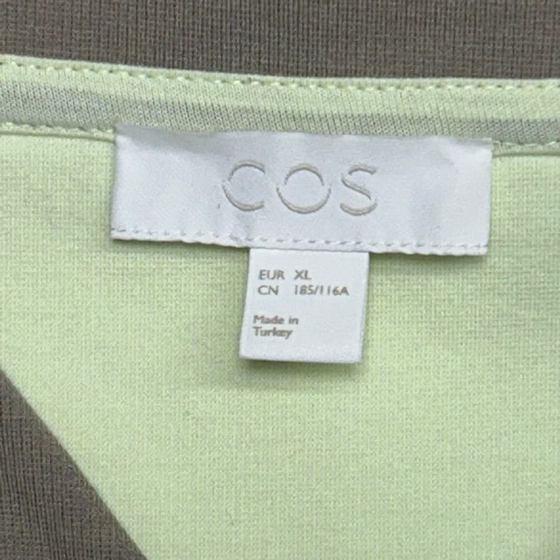 COS 배색 코튼 가디건 XL 상품이미지4