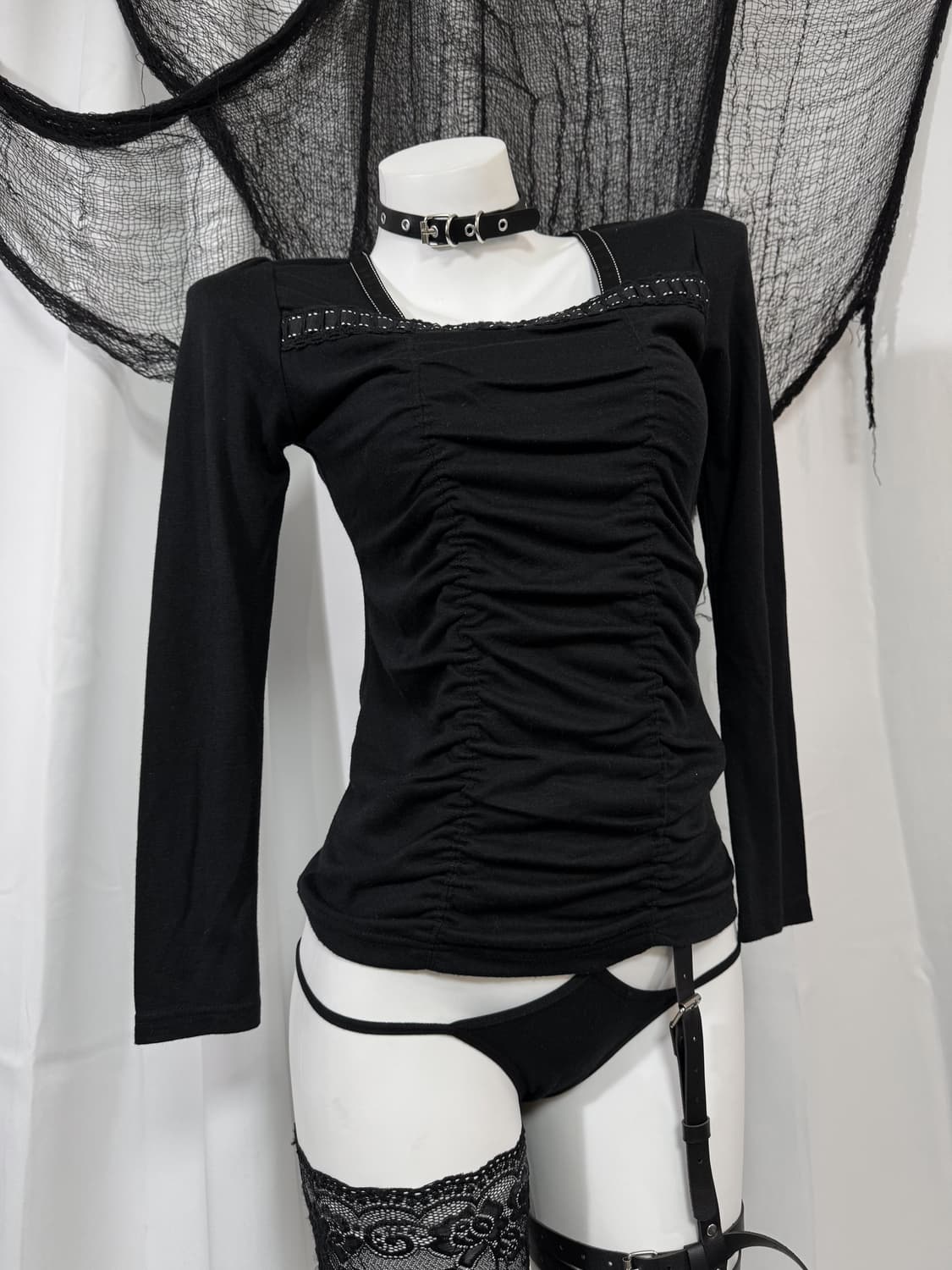 shirring t-shirt 상품이미지1