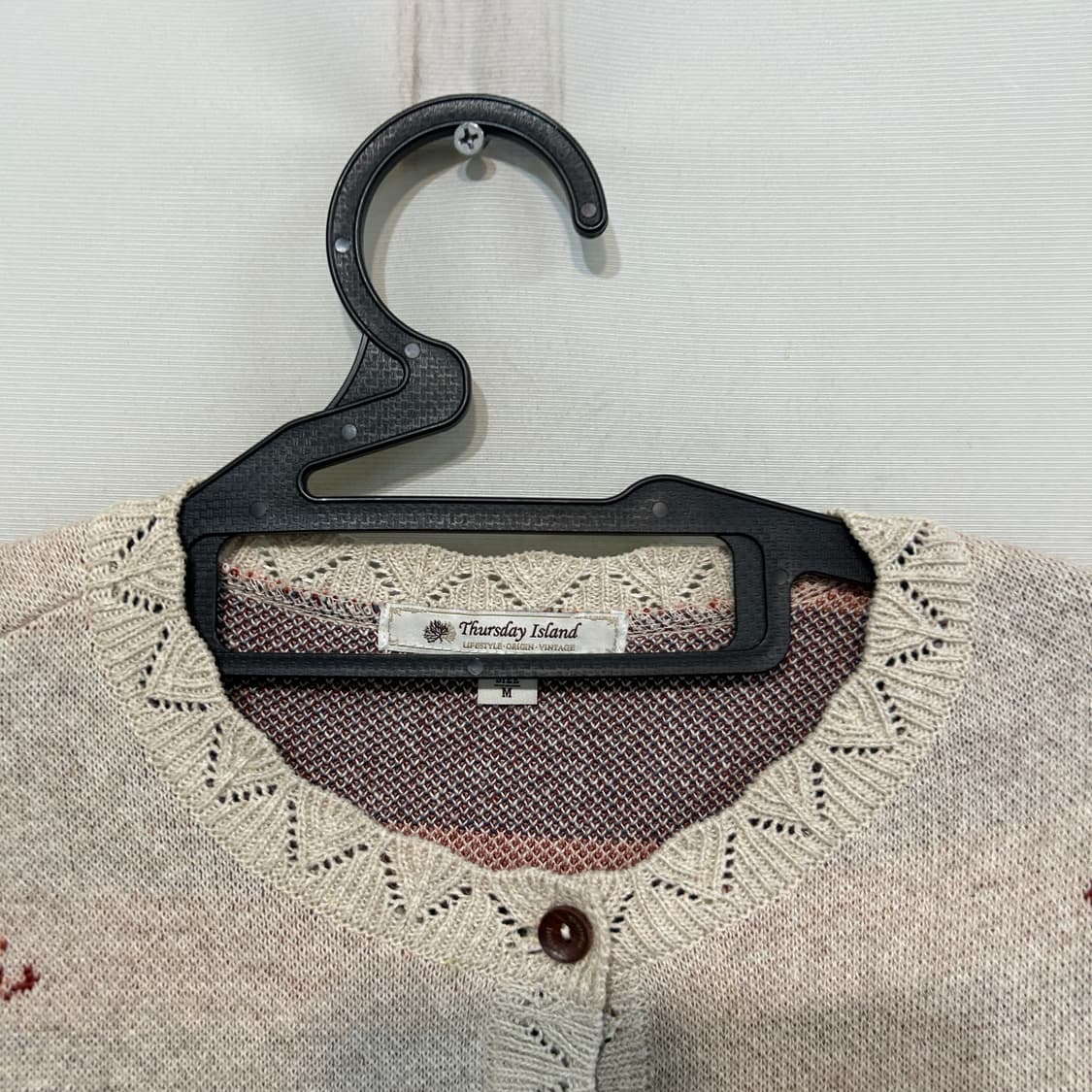 써스데이아일랜드 니트 가디건 90 상품이미지2