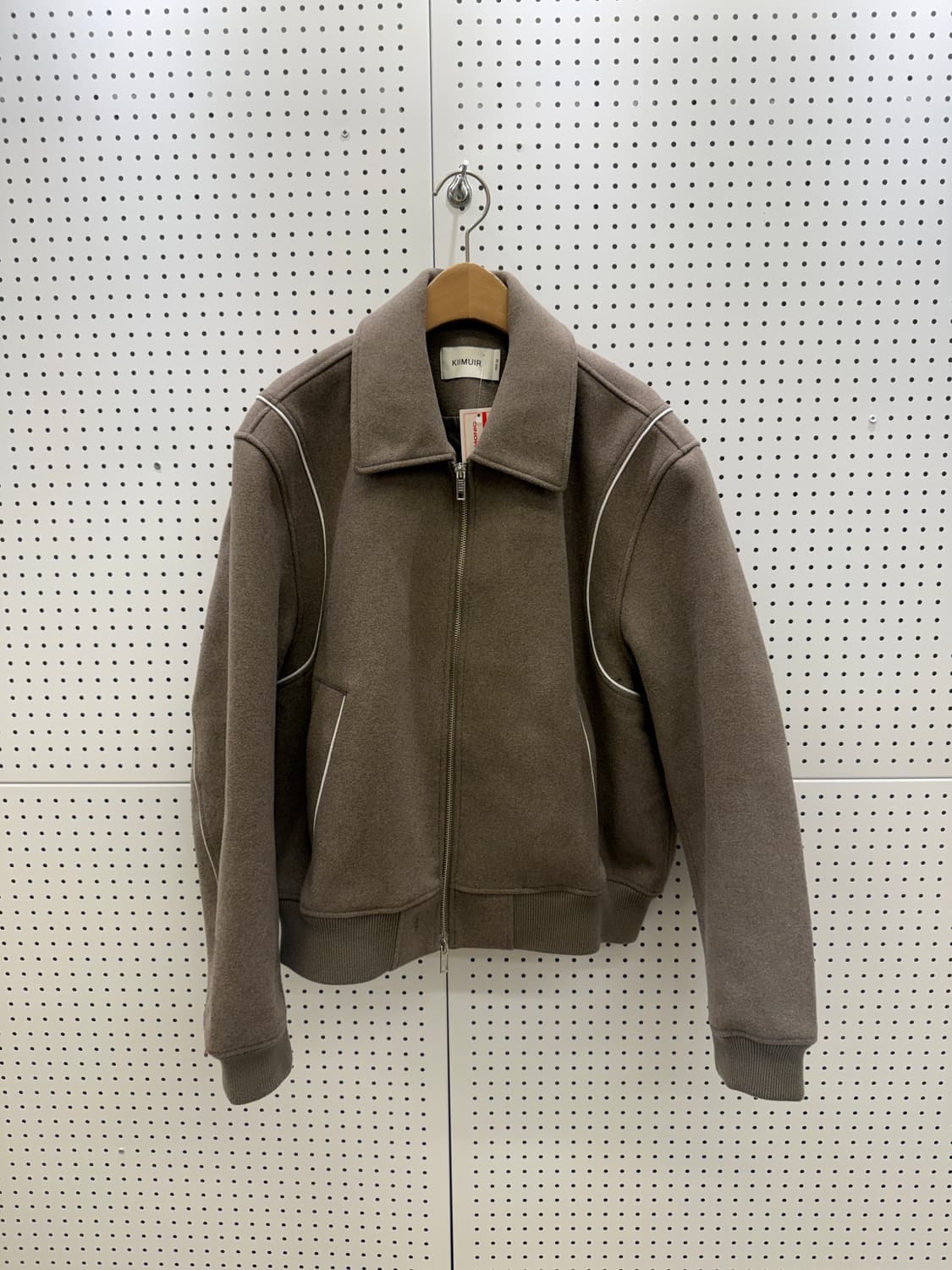 키뮤어 울 집업 블루종 자켓 U904 상품이미지2