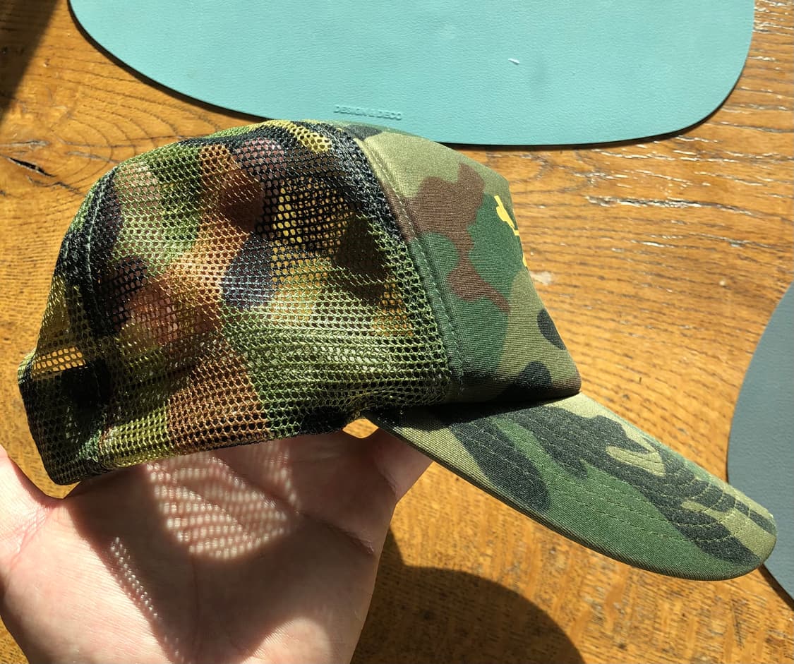 90s 스투시 카모 트러커 모자 상품이미지2