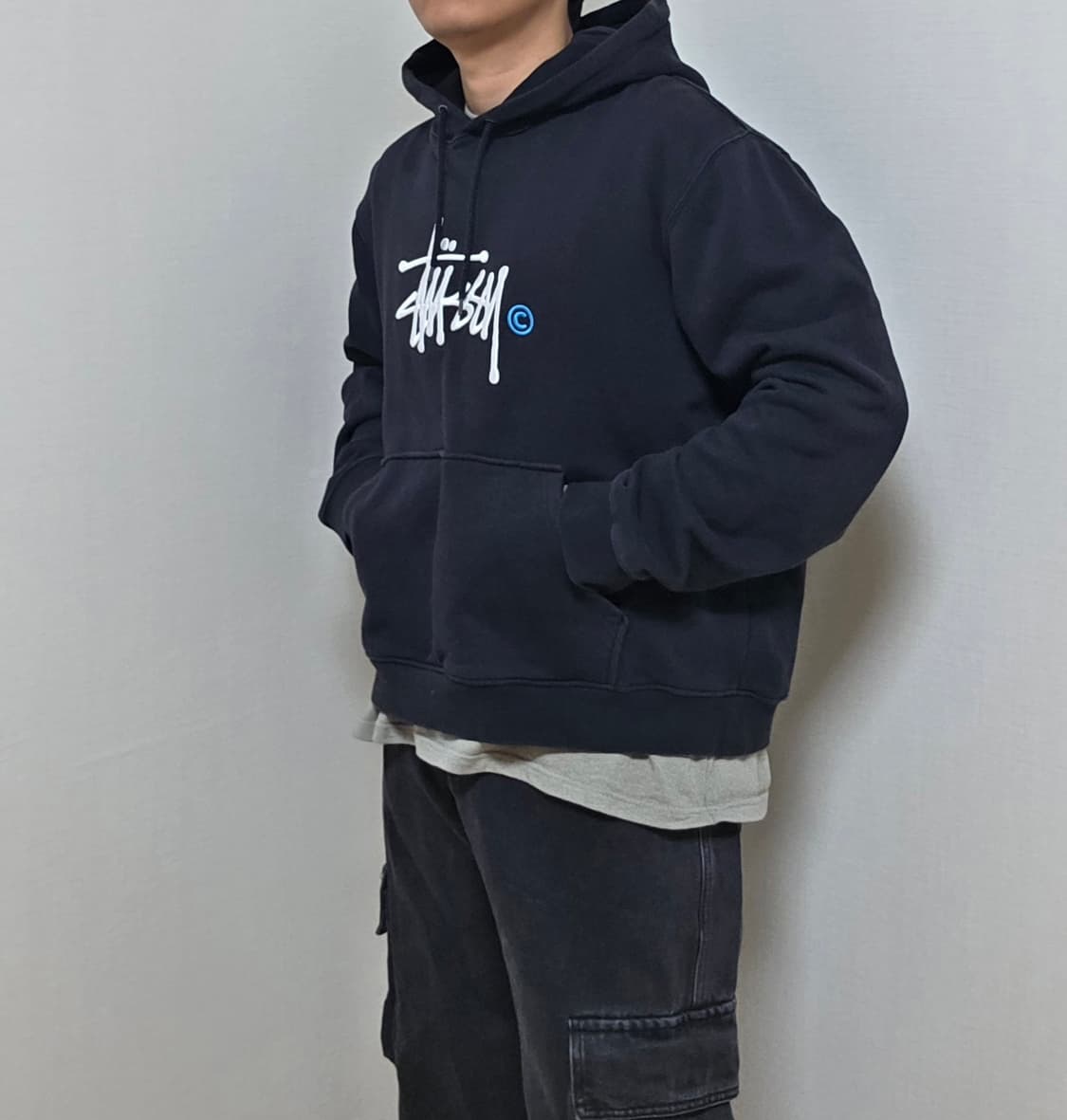 스투시 후드티 L 스투시 후드 100 스투시 자수 후드티 L 스투시 후디 상품이미지2
