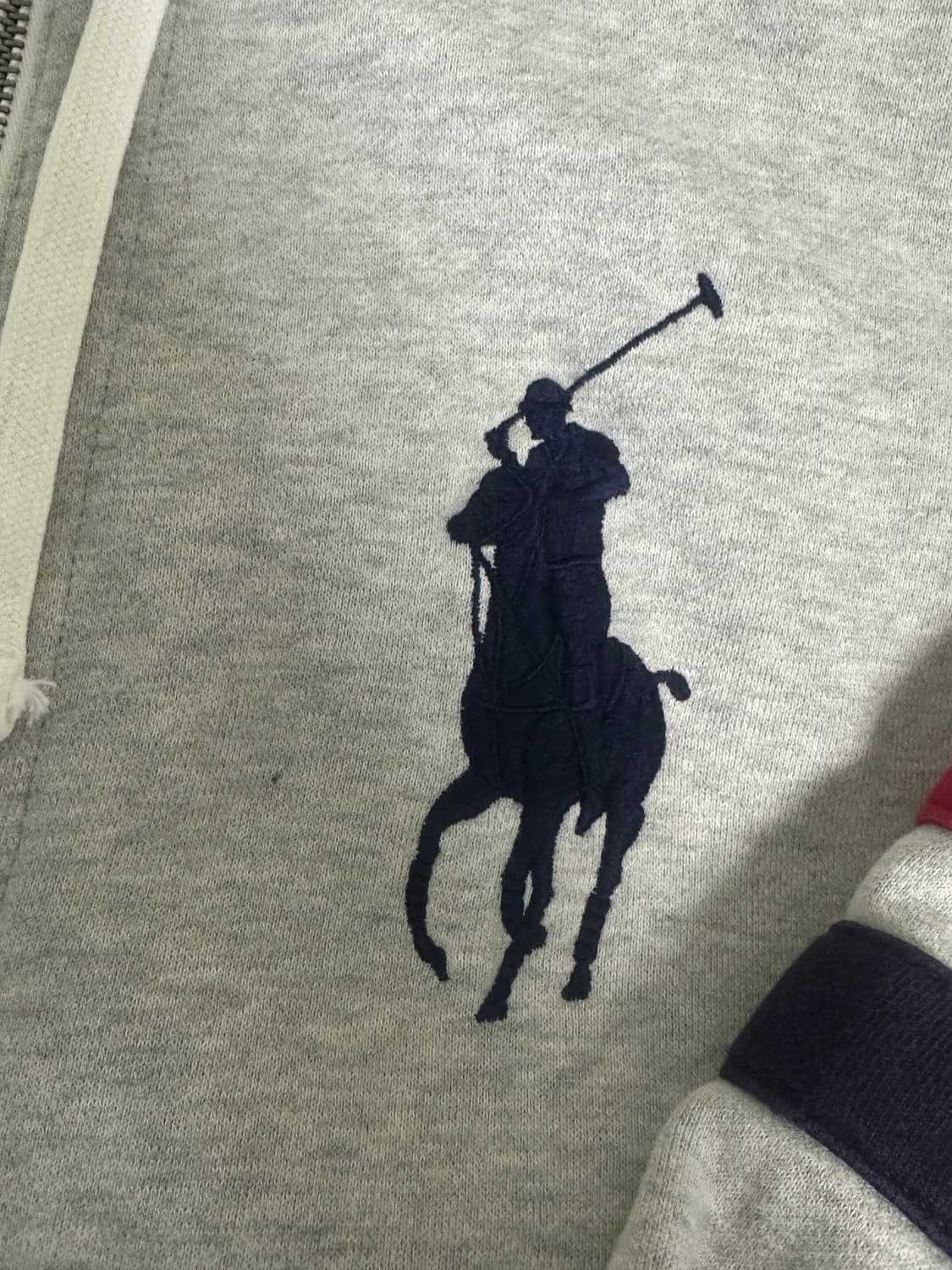 폴로 빅포니 후드집업 [회색] 상품이미지2