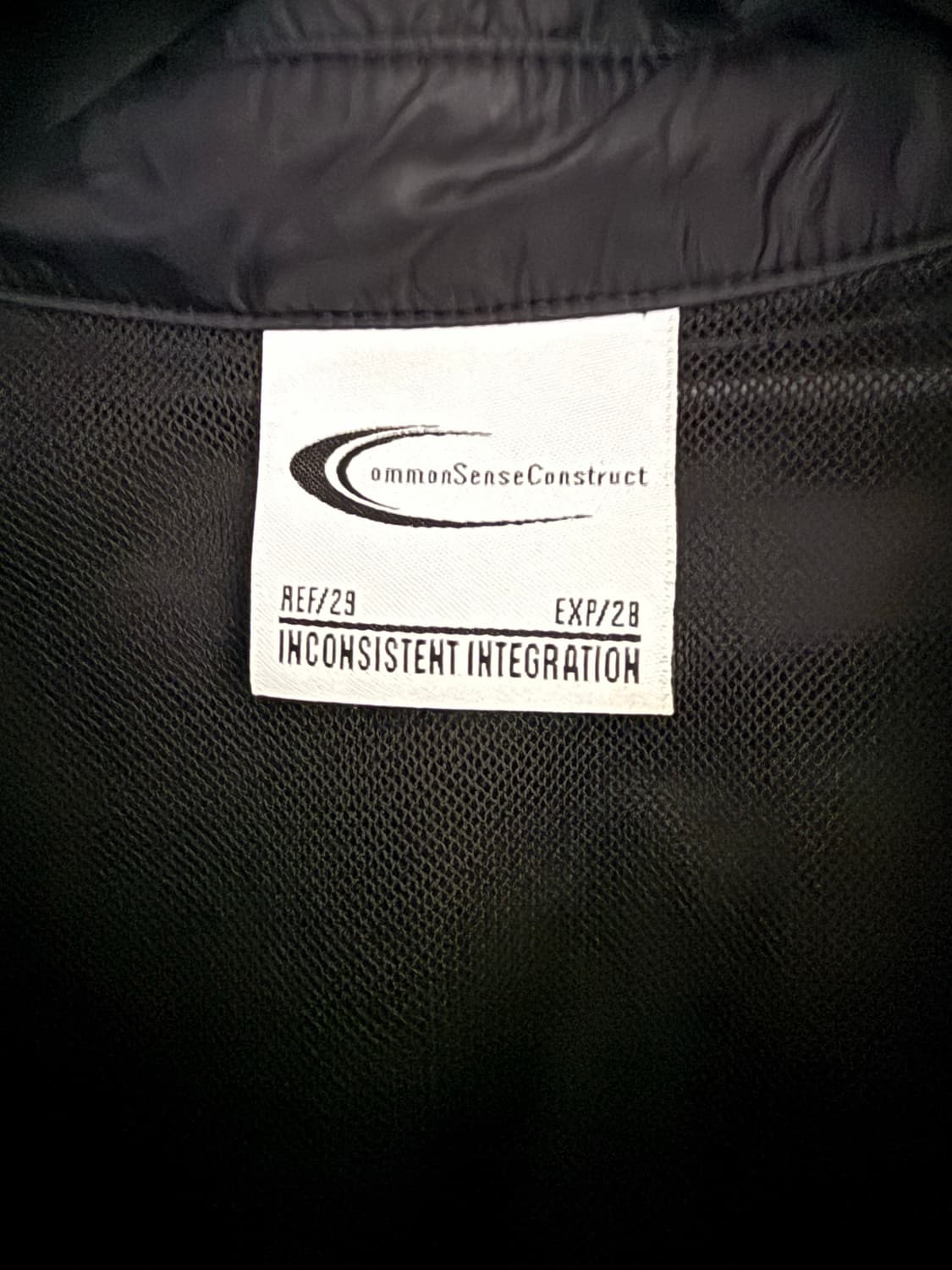 Common Sense Construct VFX 나일론 셔츠 블랙 상품이미지6