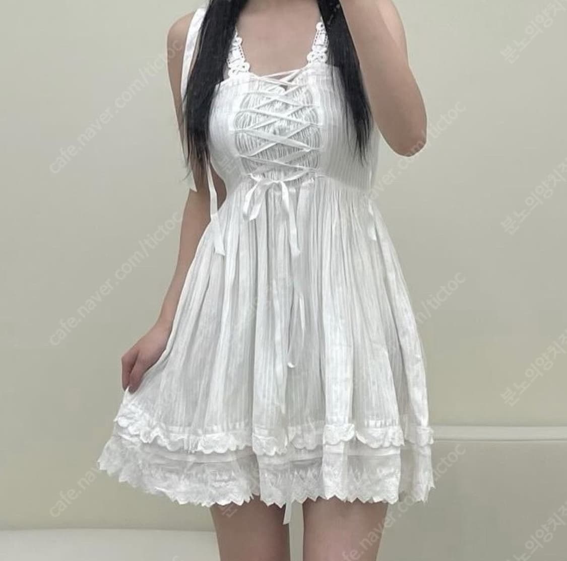 크루빈티지 달빛천사깔🪽발레코어 원피스 상품이미지1