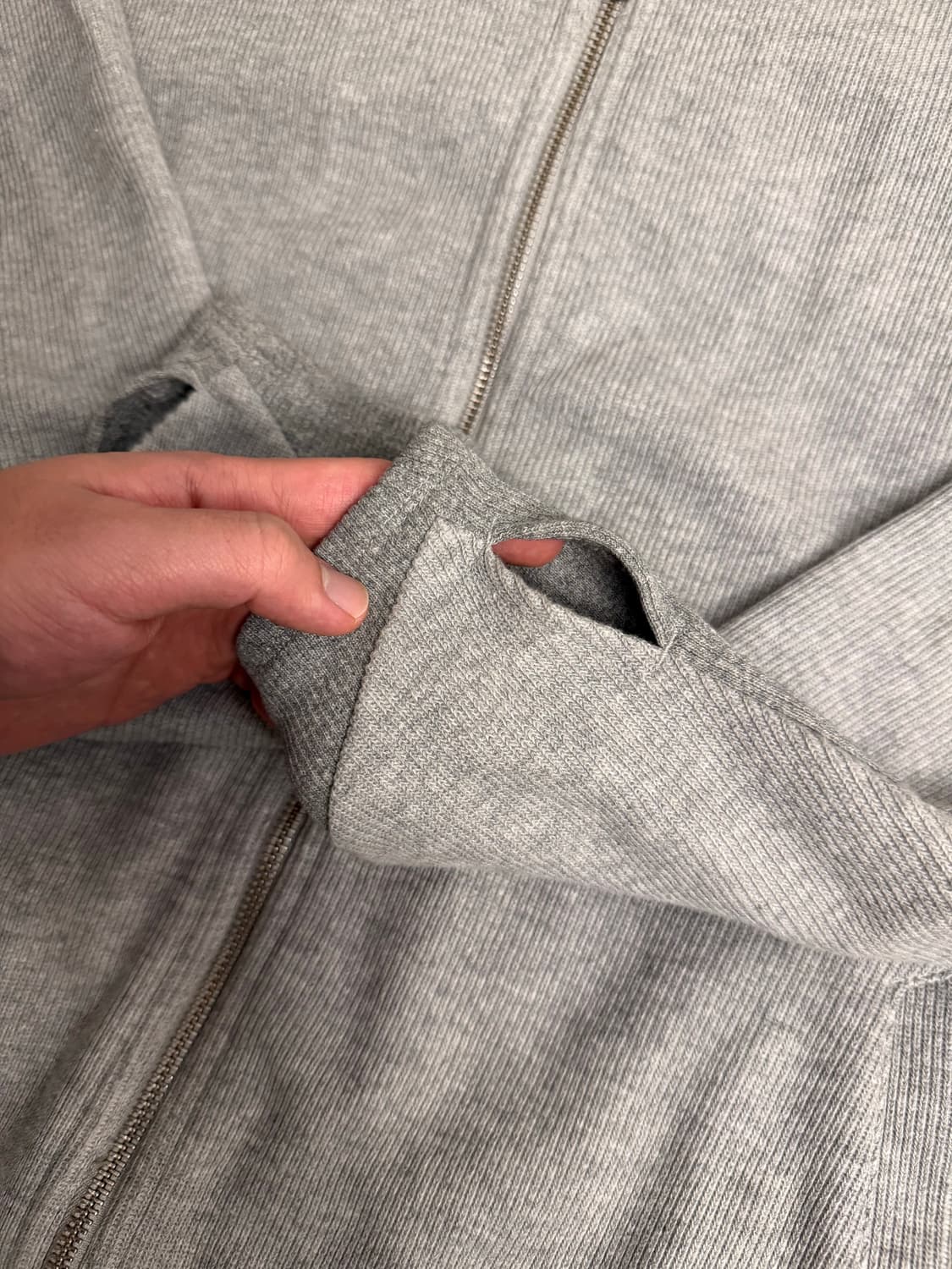 ETCE(이티씨이) PANNEL KNIT ZIP UP 니트집업 상품이미지3