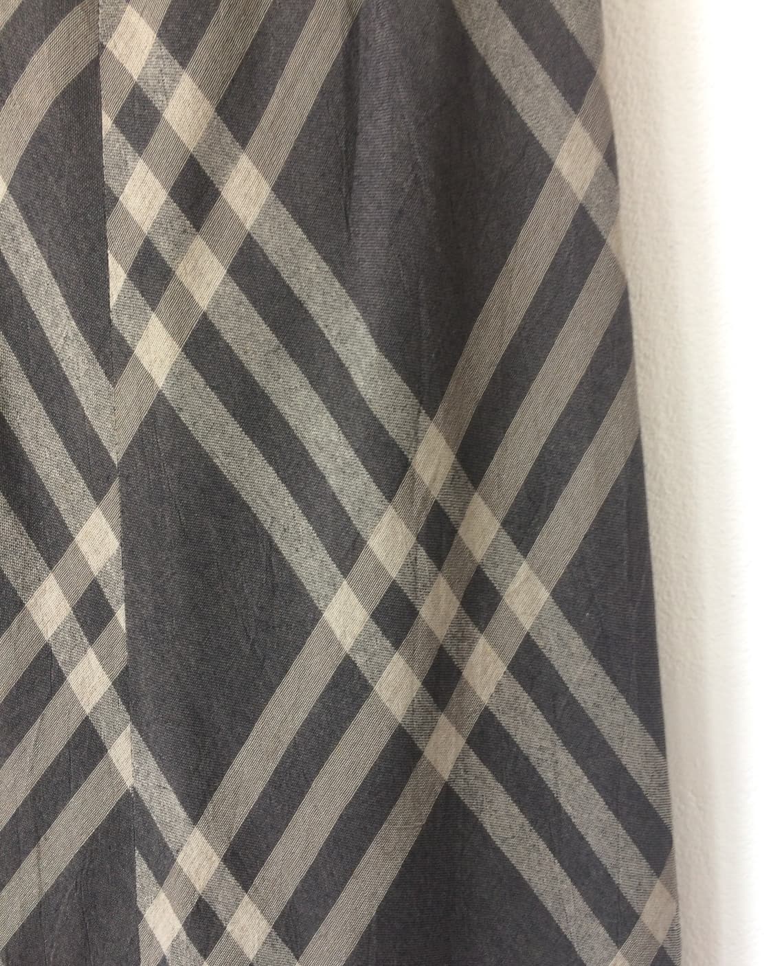 Check pattern long skirt 상품이미지3