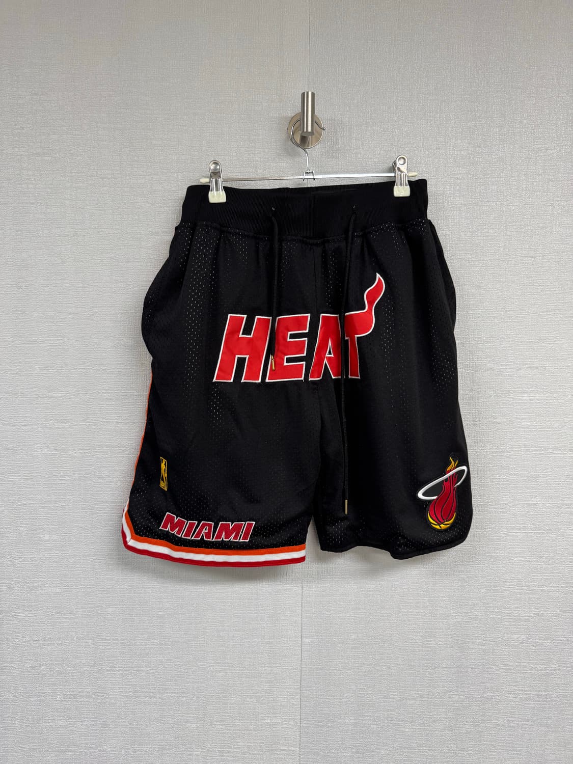 저스트돈 NBA 마이애미 히트 블랙 반바지 상품이미지1