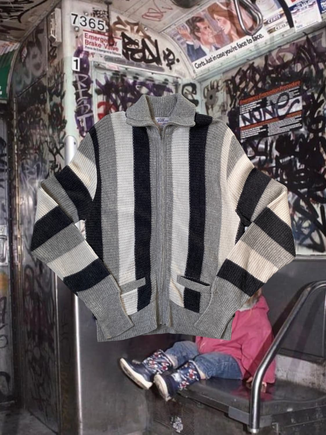 펠햄 집업 니트 (Woman L) AB1810 상품이미지1